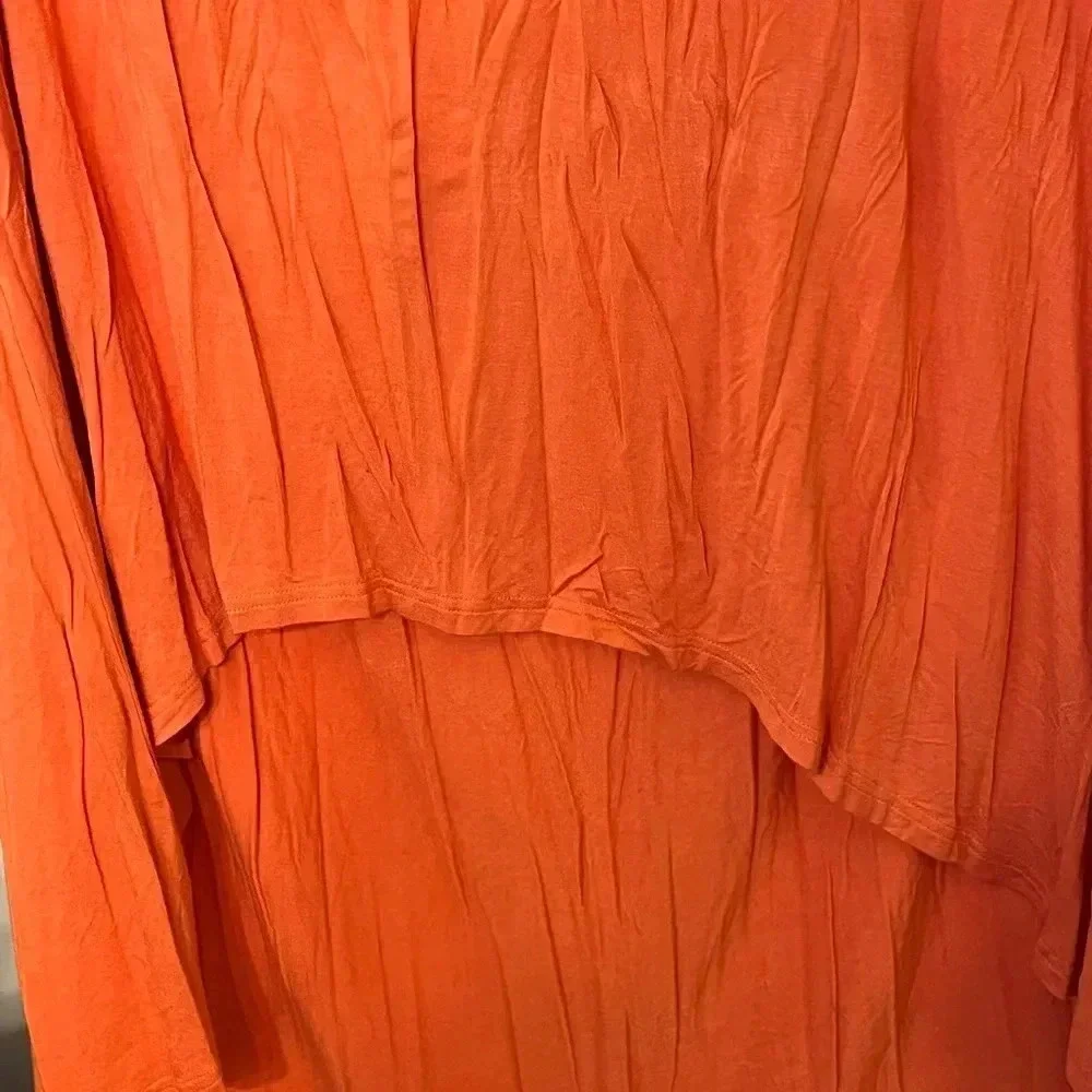 Women’s high low skirts. Giuliana skirt. Pink wrap ruffle lined pencil skirt. - Picture 6 of 16